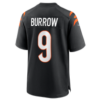 Cincinnati Bengals Joe Burrow Nike Black Player Game Jersey