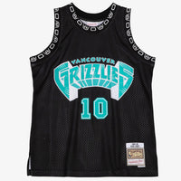 Vancouver Grizzlies Mitchell & Ness Mike Bibby 1998 Team Color Swingman Jersey - Black