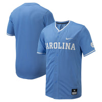 Nike Carolina Blue North Carolina Tar Heels Replica Full-Button Baseball Jersey