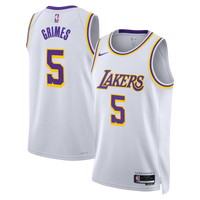 Los Angeles Lakers Nike Association Edition Edition Swingman Jersey - White - Quentin Grimes