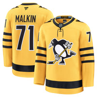 Pittsburgh Penguins Evgeni Malkin Fanatics Gold Alternate Premium Player Jersey