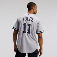 New York Yankees Anthony Volpe Nike Gray Road Replica Jersey