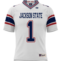 GameDay Greats #1 White Jackson State Tigers Football Jersey