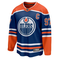 Edmonton Oilers Connor McDavid Fanatics Royal Home Breakaway Jersey