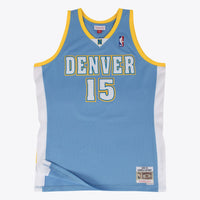 Denver Nuggets Carmelo Anthony 2003-04 Hardwood Classics Road Swingman Jersey By Mitchell & Ness - Blue -