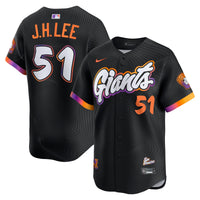 San Francisco Giants Jung Hoo Lee Nike Black 2025 City Connect Limited Jersey