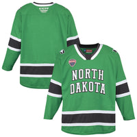 CCM Kelly Green North Dakota Replica Hockey Jersey