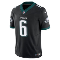 Philadelphia Eagles DeVonta Smith Nike Black Alternate Vapor F.U.S.E. Limited Jersey