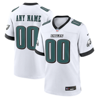 Philadelphia Eagles Nike White White Custom Game Jersey