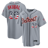 Fourth of July Detroit Tigers Tarik Skubal Nike Gray USA 250 Stadium Jersey