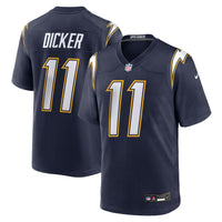 Los Angeles Chargers Cameron Dicker Nike Navy Alternate Game Jersey