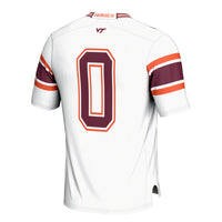 GameDay Greats #0 White Virginia Tech Hokies Football Jersey