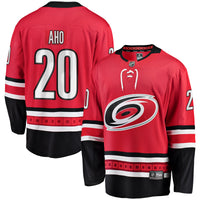 Carolina Hurricanes Sebastian Aho Fanatics Red Alternate Breakaway Player Jersey