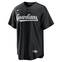 Cleveland Guardians Nike Black Replica Jersey