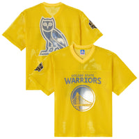 Golden State Warriors X OVO Mesh Football Jersey -