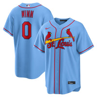 St. Louis Cardinals Masyn Winn Nike Light Blue Alternate Replica Jersey