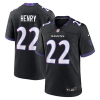 Baltimore Ravens Derrick Henry Nike Black Alternate Game Jersey