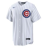 Chicago Cubs Nike White Home Replica Custom Jersey