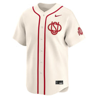 Nike Cream Ohio State Buckeyes Alternate Limited Baseball Jersey