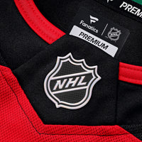 New Jersey Devils Jack Hughes Fanatics Red Home Premium Jersey