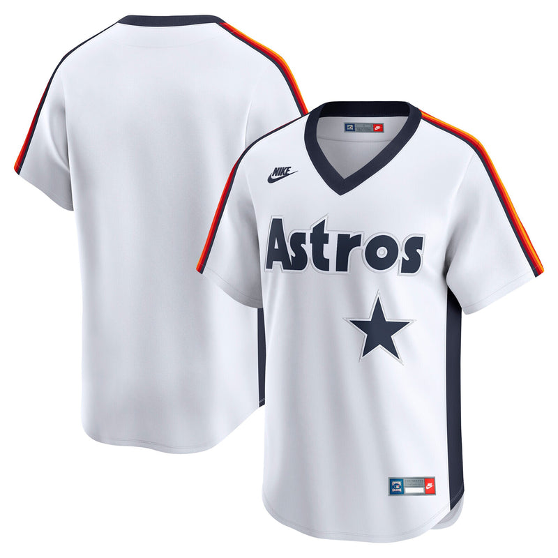 Houston Astros Nike White Cooperstown Collection Limited Jersey