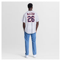 New York Mets Nolan McLean Nike White Home Replica Jersey