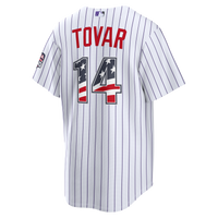 Fourth of July Colorado Rockies Ezequiel Tovar Nike White USA 250 Stadium Jersey