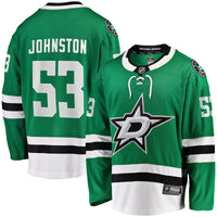 Dallas Stars Wyatt Johnston Fanatics Kelly Green Home Breakaway Player Jersey