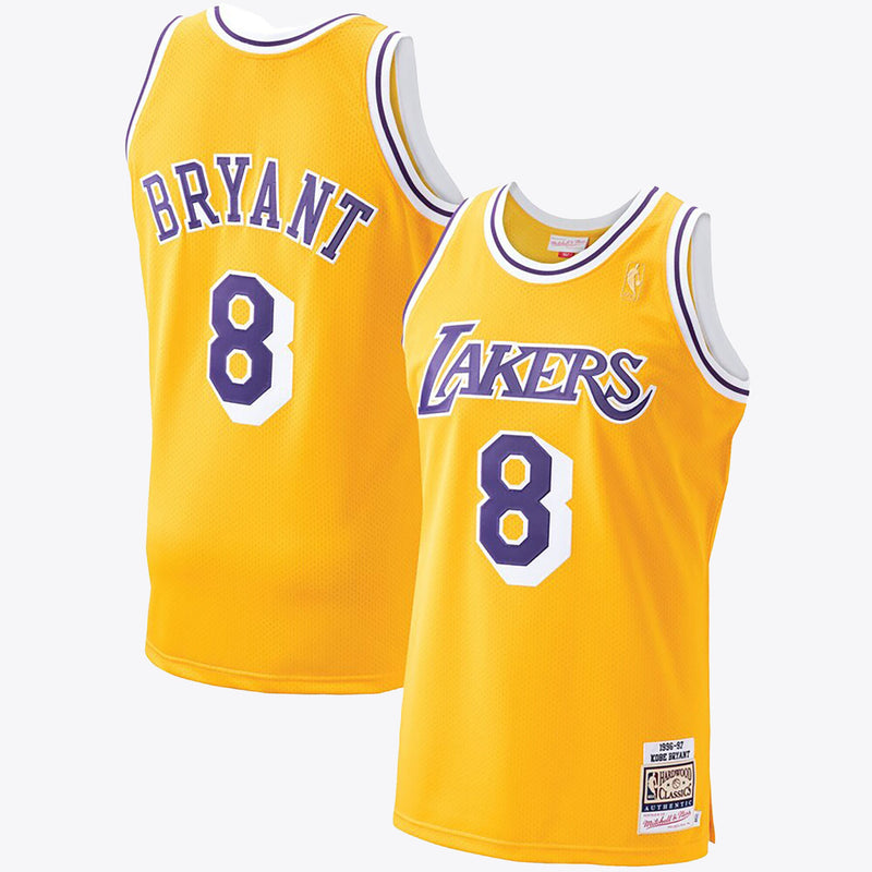 Kobe Bryant Hardwood Classics 1996-97 Authentic Jersey By Mitchell & Ness - Gold -