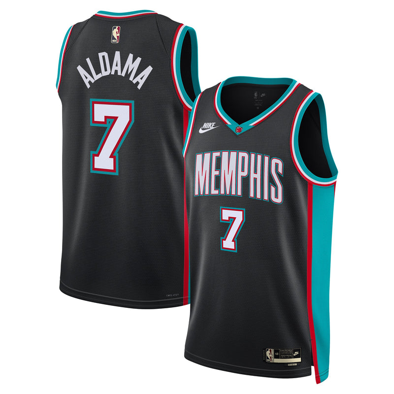 Memphis Grizzlies Nike Classic Edition Jersey - Black - Santi Aldama