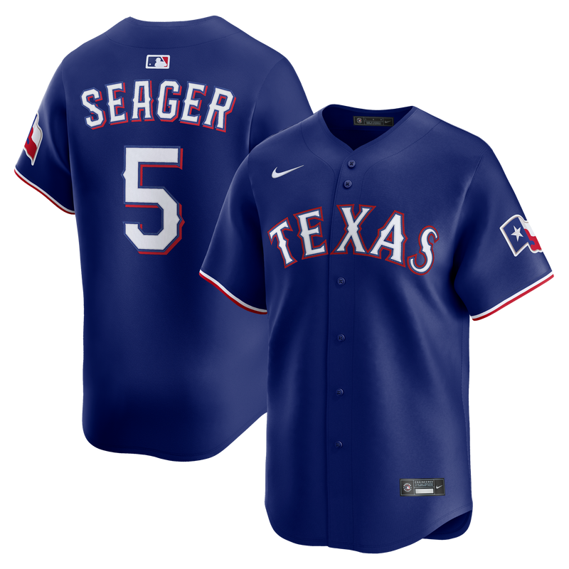 Texas Rangers Corey Seager Nike Royal Alternate 2 Limited Jersey