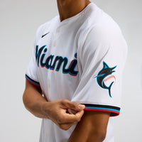 Miami Marlins Nike White Home Limited Jersey