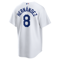 Los Angeles Dodgers Enrique Hernández Nike White Home Replica Jersey