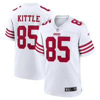 San Francisco 49ers George Kittle Nike White Player Game Jersey