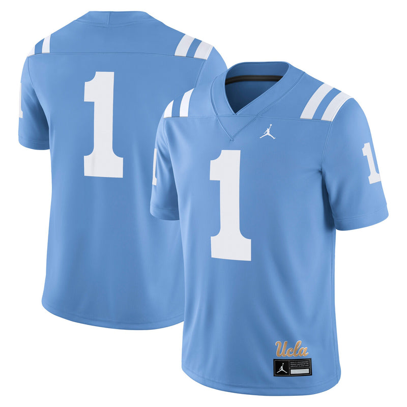 Jordan Brand #1 Light Blue UCLA Bruins Alternate Game Jersey