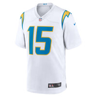Los Angeles Chargers Ladd McConkey Nike White Game Jersey