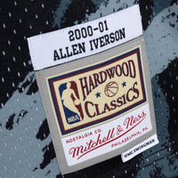 Philadelphia 76ers Mitchell & Ness Allen Iverson 2000 Team Marble Swingman Jersey - Black