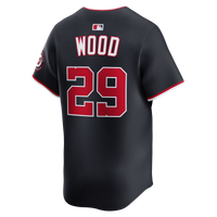 Washington Nationals James Wood Nike Navy Alternate Limited Player Jersey