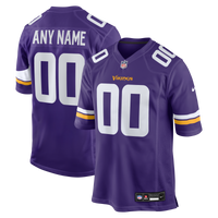 Minnesota Vikings Nike Purple Custom Game Jersey