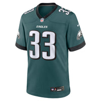 Philadelphia Eagles Cooper DeJean Nike Green Game Jersey