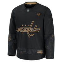 Washington Capitals Fanatics Black 2024 Military Appreciation Practice Jersey