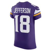 Minnesota Vikings Justin Jefferson Nike Purple Team Vapor F.U.S.E. Elite Jersey