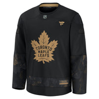 Toronto Maple Leafs Fanatics Black 2024 Military Appreciation Practice Jersey