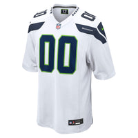 Seattle Seahawks Nike White Custom Game Jersey