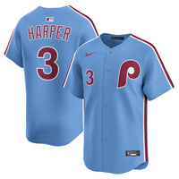 Philadelphia Phillies Bryce Harper Nike Light Blue Alternate Limited Player Jersey