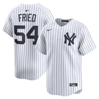 New York Yankees Max Fried Nike White Home Limited Player Jersey