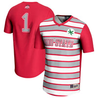 GameDay Greats #1 Scarlet Ohio State Buckeyes Lightweight Soccer Fashion Jersey