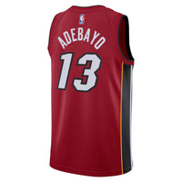 Miami Heat Jordan Statement Edition Swingman Jersey - Red - Bam Adebayo
