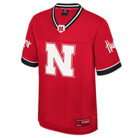 Colosseum Red Nebraska Huskers Nothing But The Hits Football Jersey