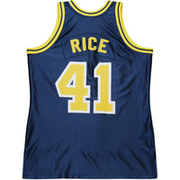 Mitchell & Ness Glen Rice Navy Michigan Wolverines 1988/89 Authentic Jersey